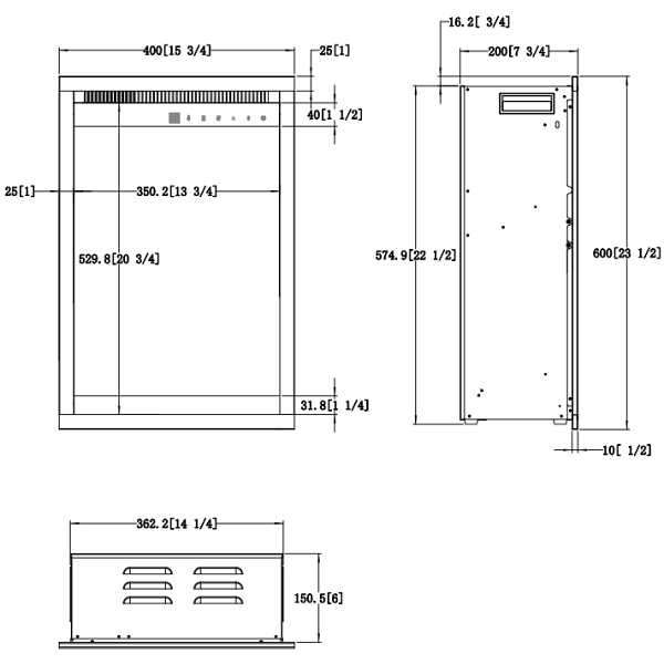 Kominek elektryczny AFLAMO 3D 60x40 - Aflamo