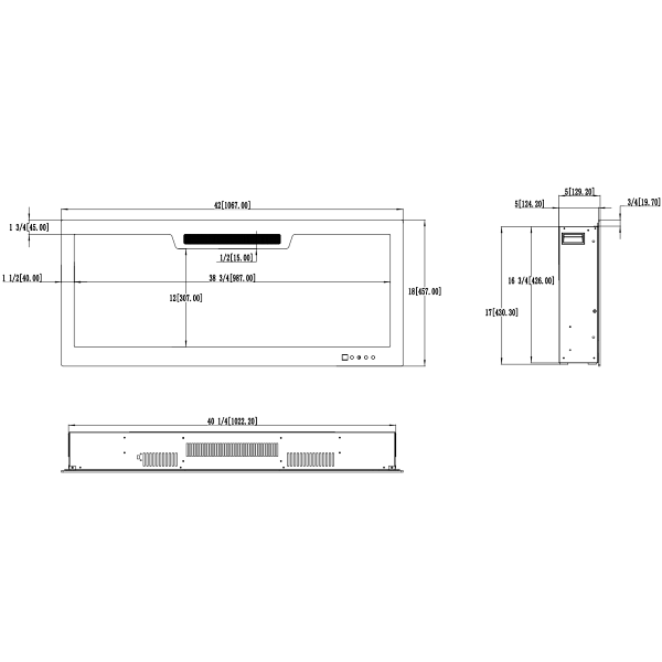 Kominek elektryczny Elite 107 - Aflamo