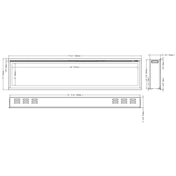 Kominek elektryczny Royal 72 - Aflamo