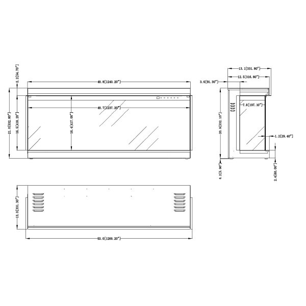 Kominek elektryczny Superb 50 - Aflamo