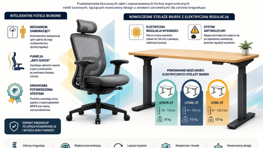 Ergonomiczne stanowisko pracy w branży IT – inwestycja w zdrowie, komfort i efektywność