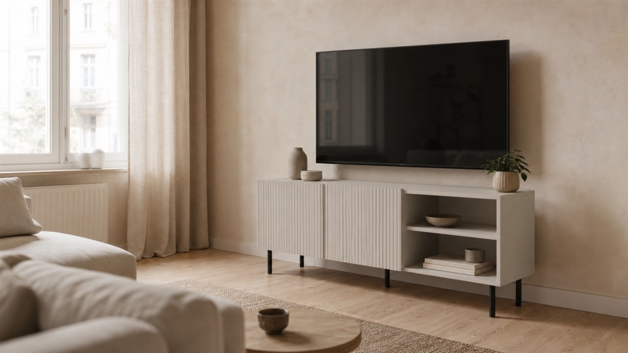 Jak wybrać mebel RTV do małego salonu?
