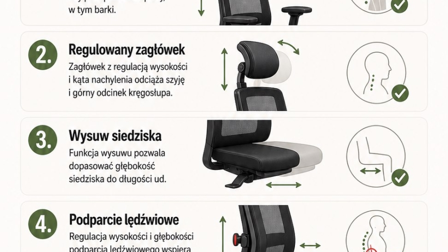 Jaki fotel dla osoby 190 cm wzrostu?
