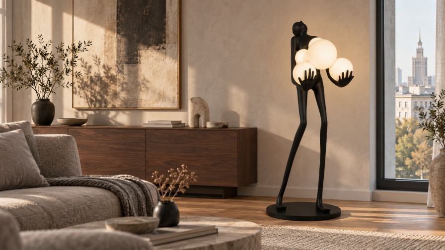 Lampa rzeźba kobiety – jak wybrać i wykorzystać ją we wnętrzu?