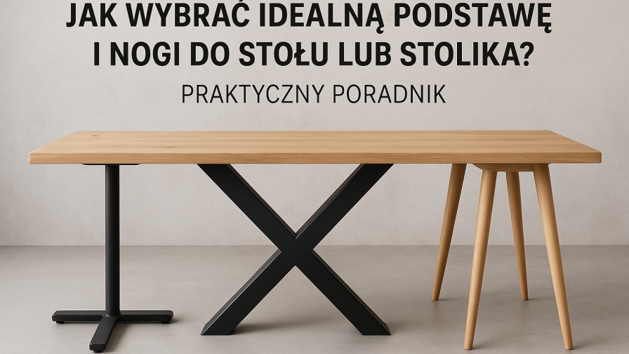 Jak wybrać idealną podstawę i nogi do stołu lub stolika? Praktyczny poradnik