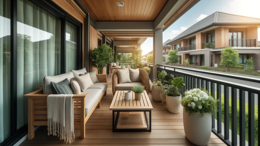 Jakie meble na balkon wybrać w bloku, a jakie w domu jednorodzinnym?