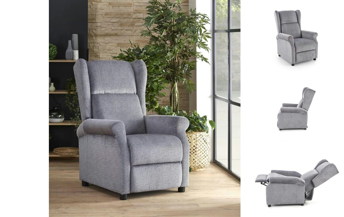 Połączenie wygody i elegancji oferuje fotel wypoczynkowy agustin zaprojektowany z myślą o chwilach pełnych relaksu