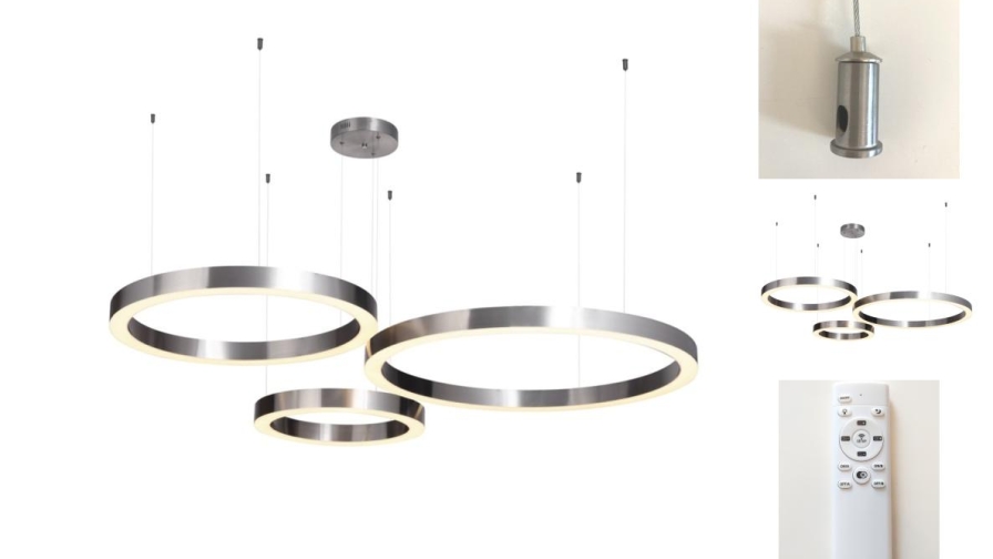 Nowoczesna lampa wisząca LED CIRCLE w trzech rozmiarach od Step Into Design