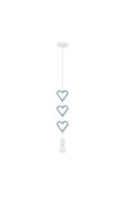 Hets Lampa Wisząca 1X20W E27 Iq Kids Niebieskiar Candellux
