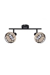 Listwa sufitowa Juicy czarna czarna 2x40w - Candellux