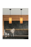 Lampa wisząca Aragona 1x60 czarna korkowy - Candellux