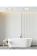 Jasper Lampa Sufitowa Plafon 12W Led 26Cm Biały 4000K Ip44 Candellux
