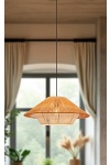 Lampa wisząca Africa 50 czarna beżowy biała 1x40w - Candellux