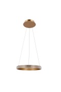 Hashim Lampa Wisząca 40Cm Złoty 22W Led Kryształki Bezbarwne Candellux