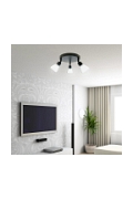 Lampa sufitowa Costa czarna 3x40w - Candellux