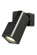 Salvia Lampa Ogrodowa Kinkiet Regulowany Czarny 1X35W Gu10 Ip65 Candellux