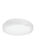Rabel Lampa Sufitowa Plafon Bezbarwny 12W Led 4000K 27Cm Klosz Biały Candellux
