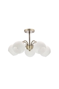 Lampa wisząca Nestor patynowa biała 5x40w - Candellux