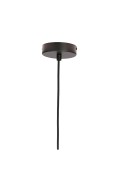 Moldo Lampa Wisząca Czarny 1X40W E27 Klosz Dymiony Candellux