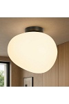 Lampa sufitowa Stones 30 inspirowana kamieniem designerski z mlecznym salonu - Candellux