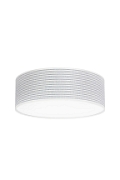 Plafon Kiddy 38 dziecięca biały tkanina wzór paski niebieskie pokój dziecka chłopca 2x40w - Candellux