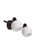Lampa sufitowa Grano czekoladowa biała 2x40w - Candellux