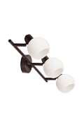 Lampa sufitowa Grano czekoladowa biała 3x40w - Candellux