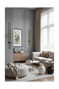 Kinkiet Arian 805 czarny salonu 13w - Candellux