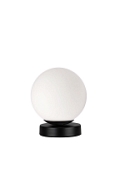 Lampka biurkowa Calari czarna z białym stylowa nocna gabinetu 1x40w - Candellux