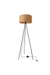 Lampa podłogowa Vanti czarna brzoskwiniowy 1x40w - Candellux