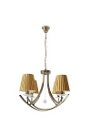 Lampa wisząca Vitoria patynowa miodowe vintage styl rustykalny 4x40w - Candellux