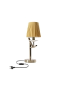 Lampka biurkowa Vitoria dekoracyjna patynowa podstawa miodowy gabinetu stolika komody 1x40w - Candellux