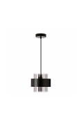 Lampa wisząca Spiega czarna dymiona 1x60w - Candellux
