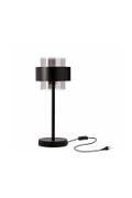 Lampka biurkowa Spiega czarna dymiona 1x60w - Candellux