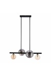 Lampa wisząca Kama czarna złota grafitowe bursztynowe styl 4x28w - Candellux