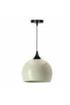 Lampa wisząca Ponte czarna z oliwkowym salonu 1x40w - Candellux