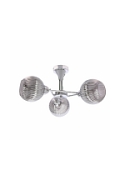 Lampa wisząca Cesar srebrna elegancja 3x40w - Candellux