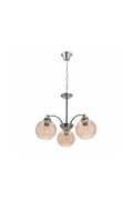 Lampa wisząca Medina srebrna eklasyczna elegancja 3x60w - Candellux
