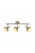 Listwa sufitowa Puerto kaszmirowy efekt drewna brązowa 3x40w - Candellux