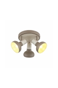 Plafon Puerto kaszmirowy efekt drewna brązowy 3x40w - Candellux