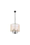 Lampa wisząca Pacifica czarna złota 4x40w - Candellux