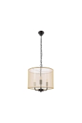 Lampa wisząca Pacifica czarna złota 3x40w - Candellux