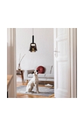 Lampa wisząca Bueno czarna bezbarwna dymiona 1x9w - Candellux