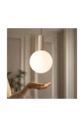 Lampa wisząca Testa beżowy biała 1x10w - Candellux