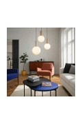Lampa wisząca Testa beżowa biała 3x10w - Candellux