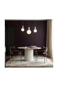 Lampa wisząca Testa beżowy biała 3x10w - Candellux