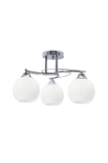 Lampa sufitowa Velore chromowa biała 3x40w - Candellux