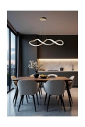 Lampa wisząca Snello 3000 złota kryształki bezbarwne 32w - Candellux