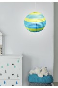 Abażur Papierowy-Kokon 50 Niebiesko-Zielony Candellux