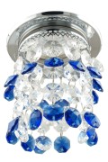 Sk-68 Ch/Blu Mr16 Chrom Opr. Strop. Dekoracyjna Niebieska Mr16 50W Candellux